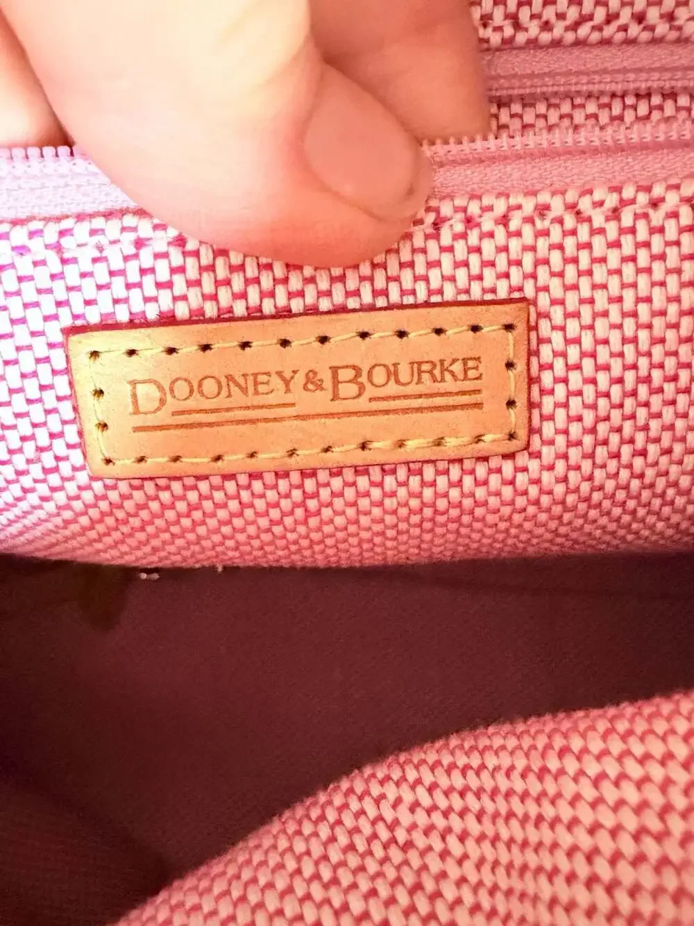 Dooney & Bourke 1975 Signature Monogram Canvas East West Hobo Bag